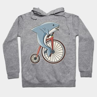 Shark On A Bike Hoodie